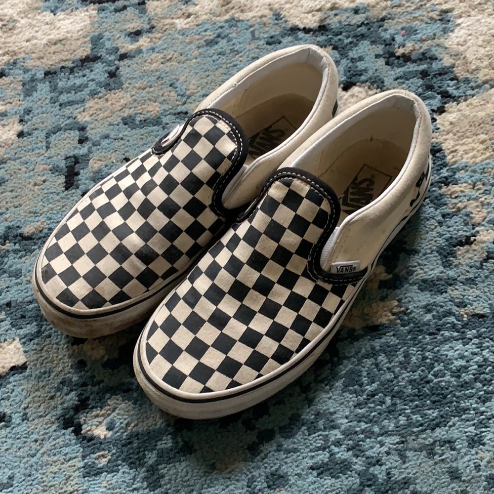Kids Checkered Vans
